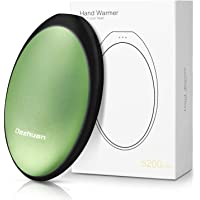 Dezhuan Calentadores de Manos Recargables- 5200mAh USB Batería Externa Banco de Energía Powerbank Calienta Manos…